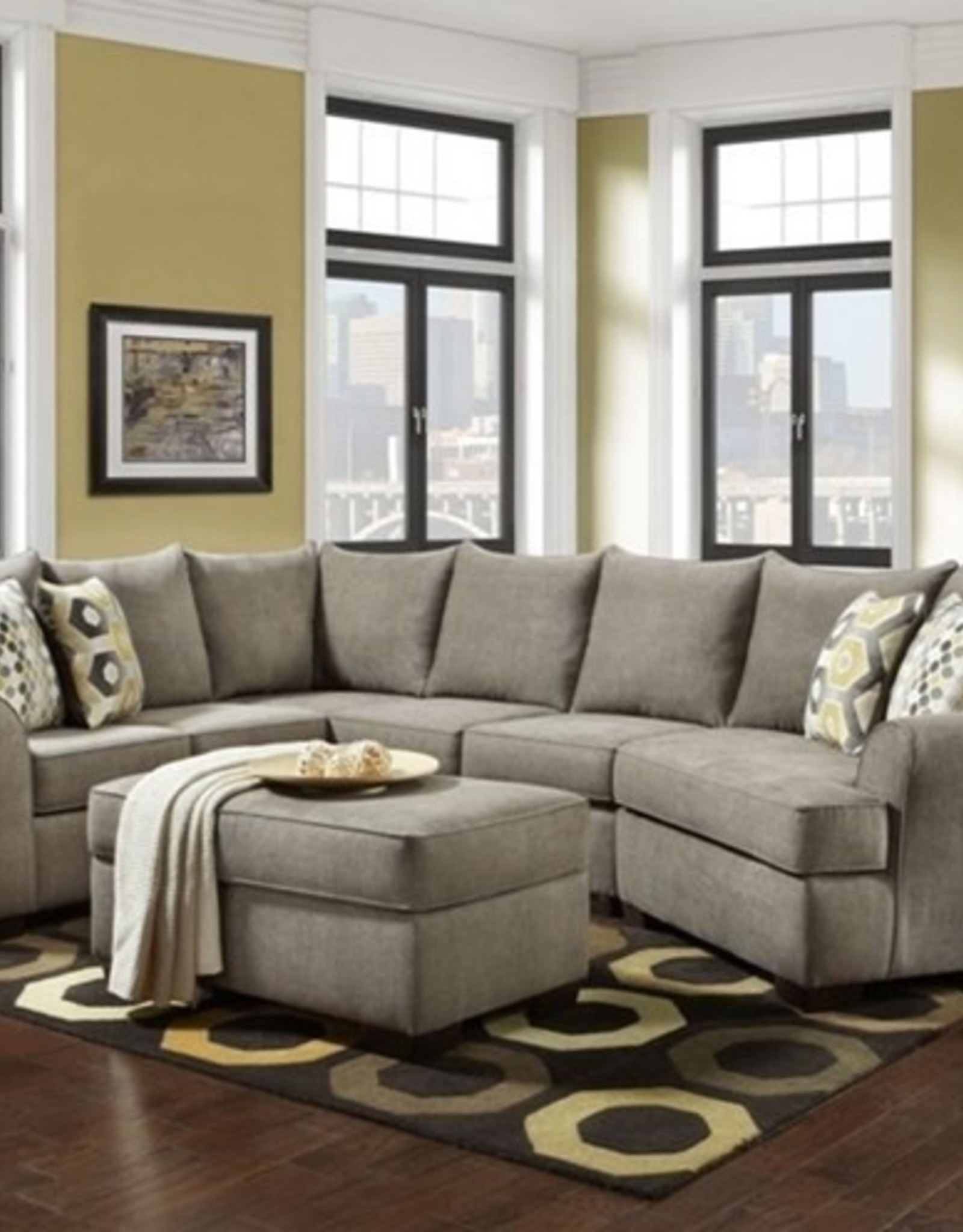 Affordable Furniture Essence Platinum Sectional