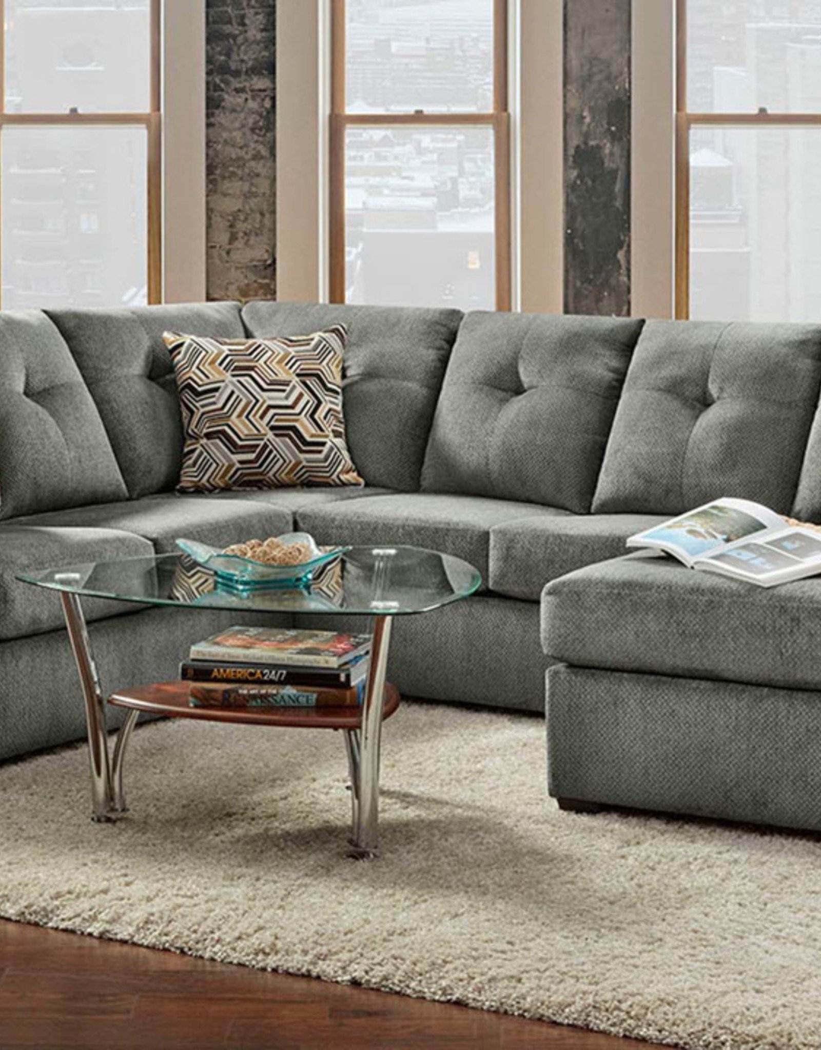 Washington Furniture Kelly Gray Sectional