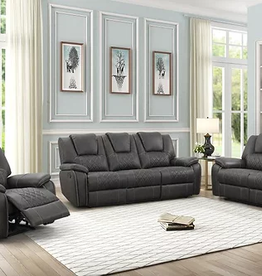 A PLUS INTERNATIONAL Leona Grey Sofa