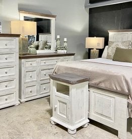 Vintage Furniture LLC Allie Dresser & Mirror