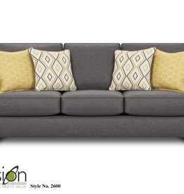 CLS Maxwell Gray Dijon Sofa