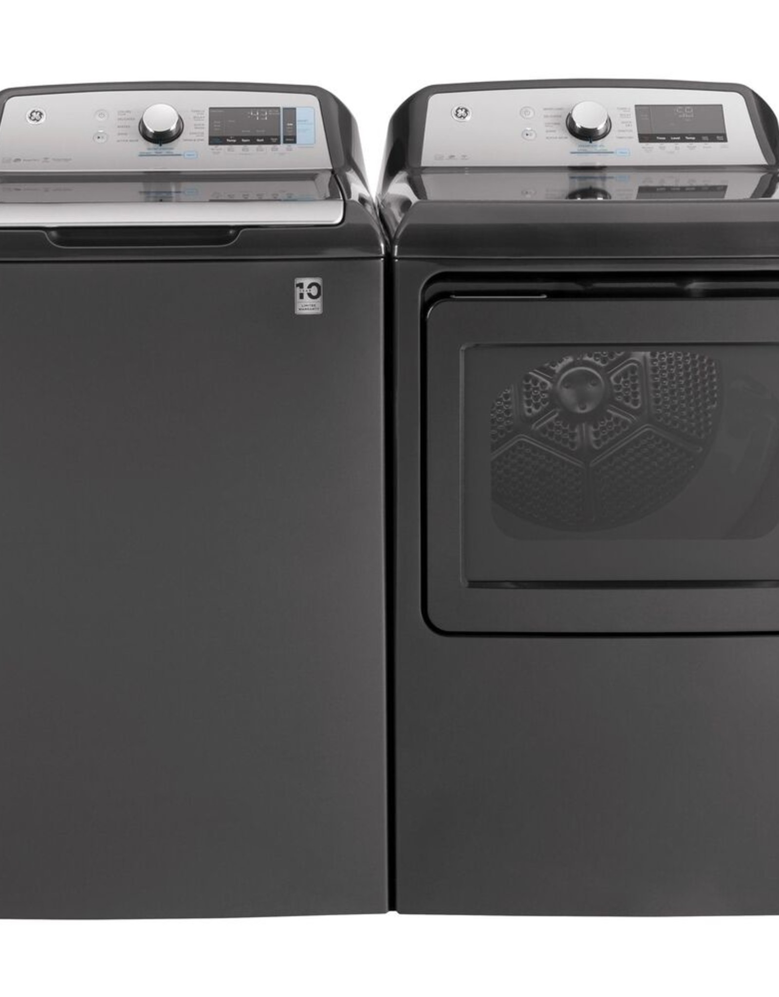 GE Profile 7.4 CU FT Dryer: Diamond Gray - R&B Furniture