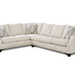 Happy Homes Cream 2pc Sectional