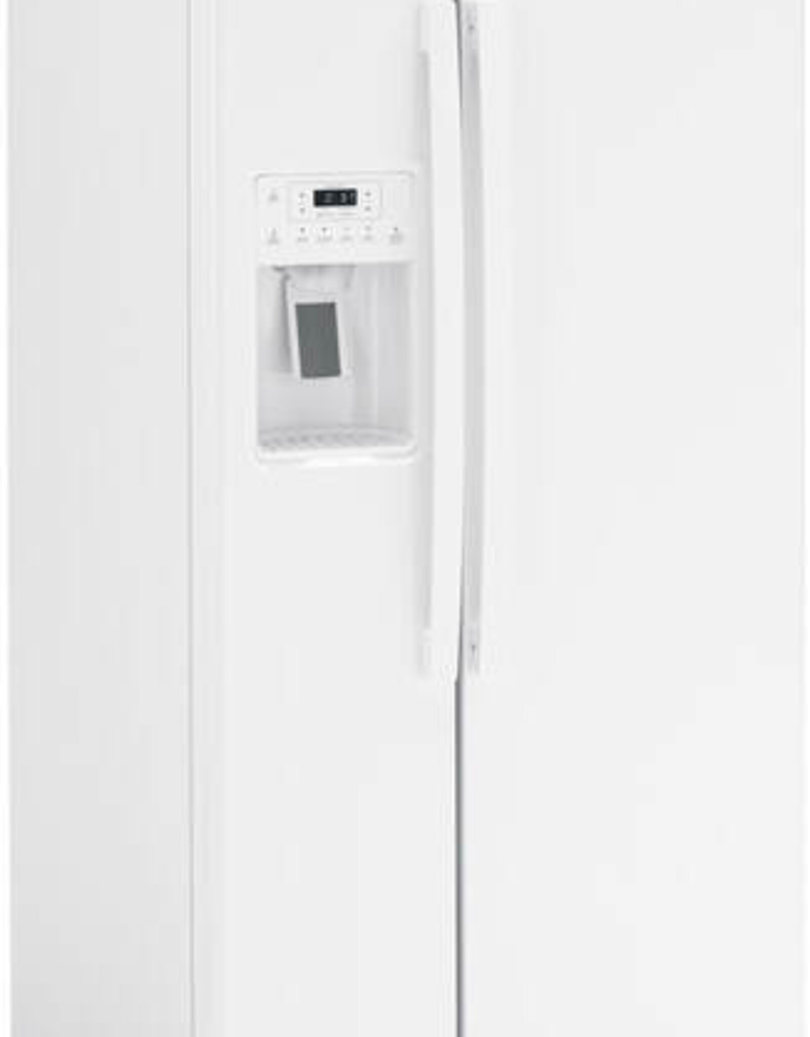 CLS Crosley 25.3 Side by Side Refrigerator : White- CLS