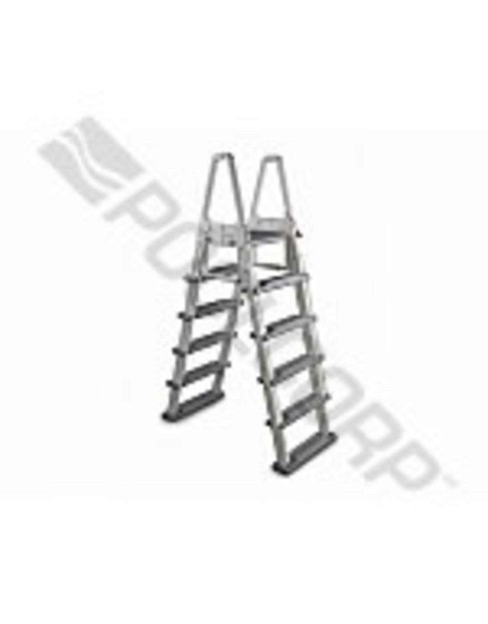 SPS 48"-56" WARM GRY HD AFRAME LADDER W/ BARRIER