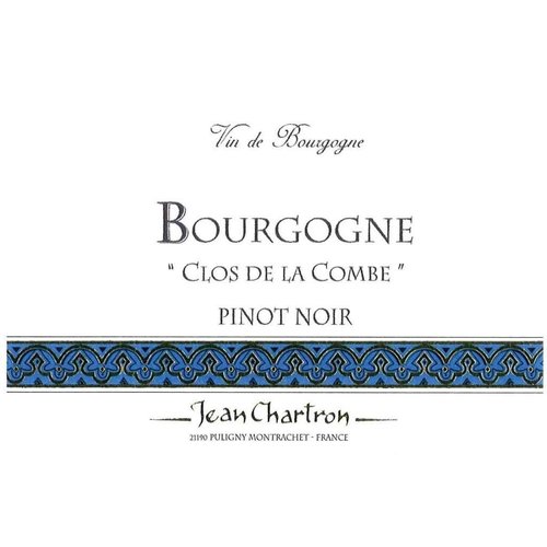 Jean Chartron Bourgogne 2015 Pinot Noir ABV: 13% 750 mL