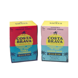 Costa Brava Lemon Drop ABV: 6.7% 12 fl oz 4-Pack