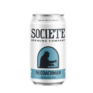 Societe "Coachman" Session IPA ABV: 4.9% Can 6-Pack