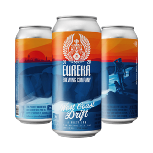 Eureka Brewing West Coast Drift IPA ABV: 8.5% 16 fl oz 4-Pack