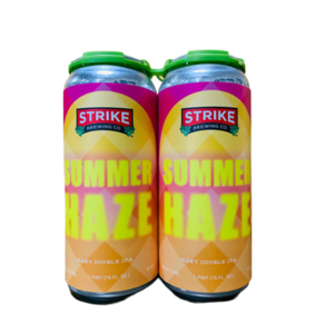 Strike Brewery Summer Haze ABV: 8% Can 16 fl oz 4-Pack