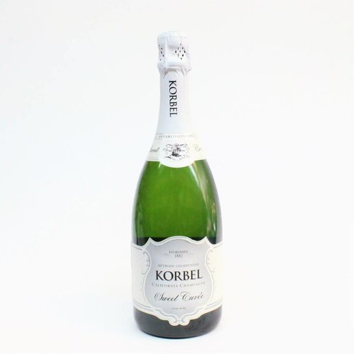 Korbel Champagne Sweet Cuvee ABV: 11% 750 mL
