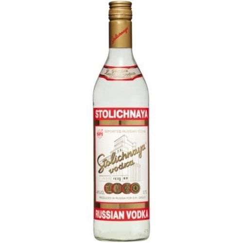 Stolichnaya Vodka ABV: 40%