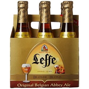 Leffe Blonde Ale ABV: 6.6% Bottle 11.2 fl oz 6-Pack