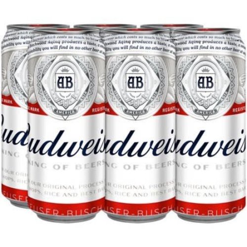 Budweiser Regular ABV: 5% Can 12 fl oz