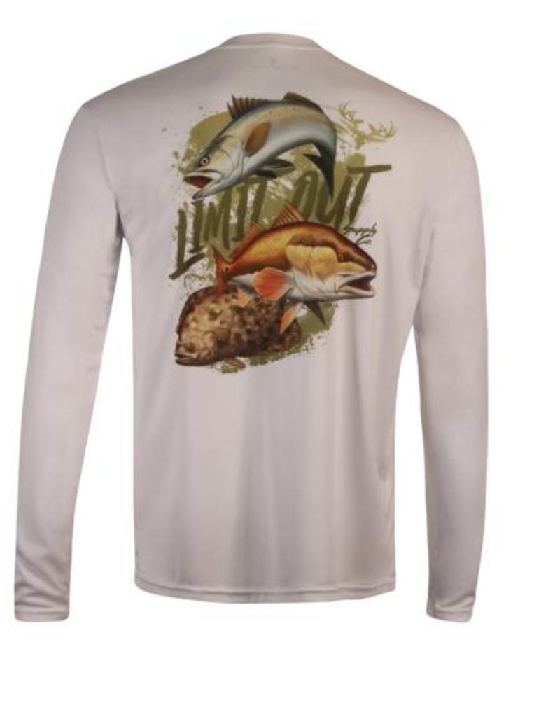 Limit Out Supply Co. Saltwater Trifecta Long Sleeve Dri-Fit