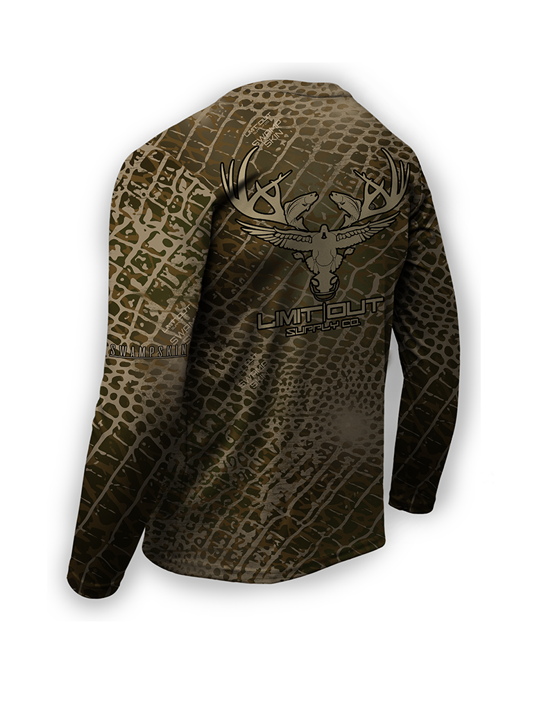 YETI / Duck Camo Long Sleeve Sunshirt - Green - M