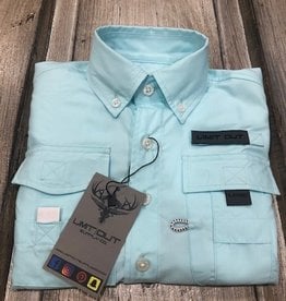 Limit Out Supply Co. Performance Long Sleeve Button Down Fishing Shirt