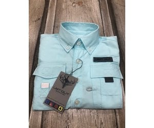 Limit Out Supply Co. Performance Long Sleeve Button Down Fishing Shirt