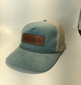 Richardson Leather Pushpole Hat -Corduroy