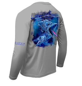 Profishent Kids Pink Murray Cod Sublimated Long Sleeve Fishing