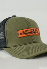 Limit Out Supply Co. PVC Pushpole Series Snapback Structured OD Green & Orange