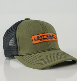 Limit Out Supply Co. PVC Pushpole Series Snapback Structured OD Green & Orange
