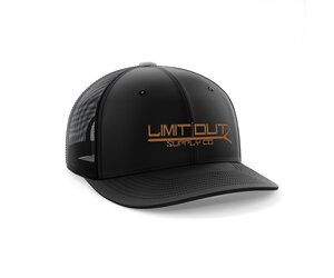 Pushpole Snapback- Black & Copper - Limit Out Supply Co. Pushpole Snapback- Black & Copper - Limit Out Supply Co.