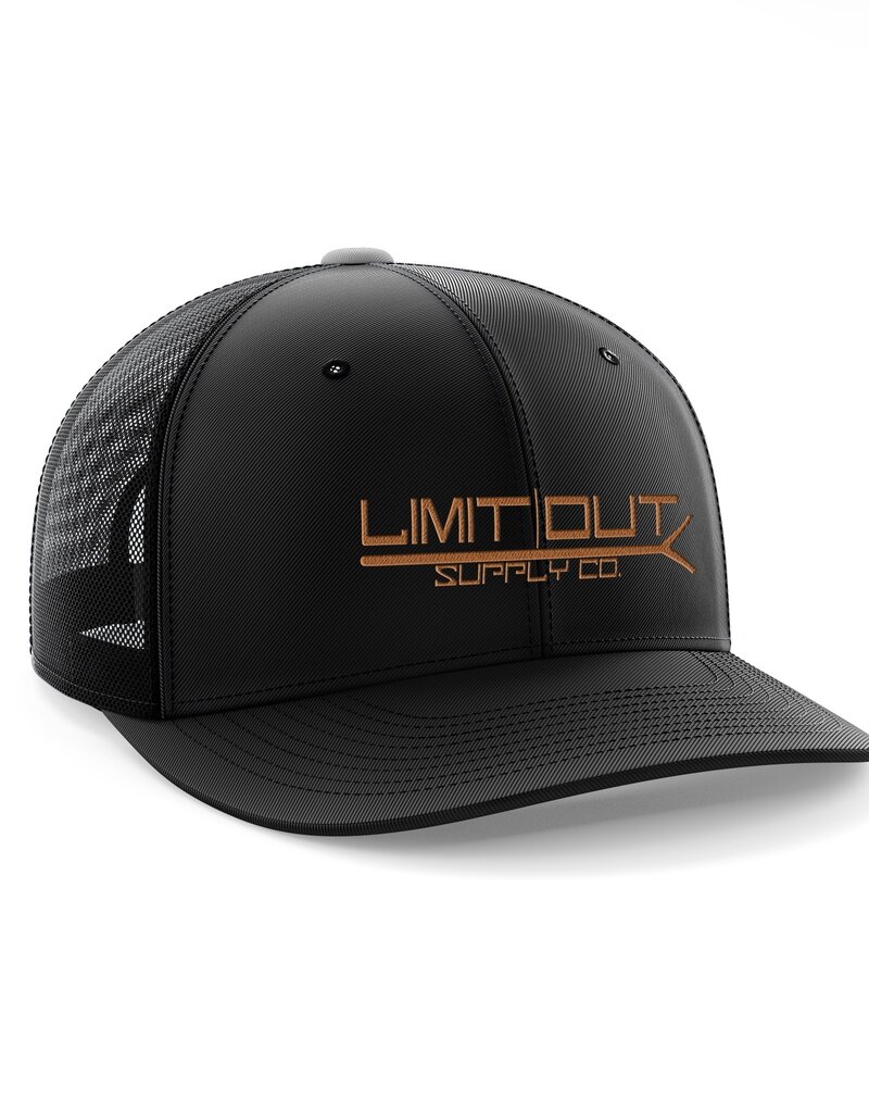 Limit Out Supply Co. Pushpole Snapback- Black & Copper