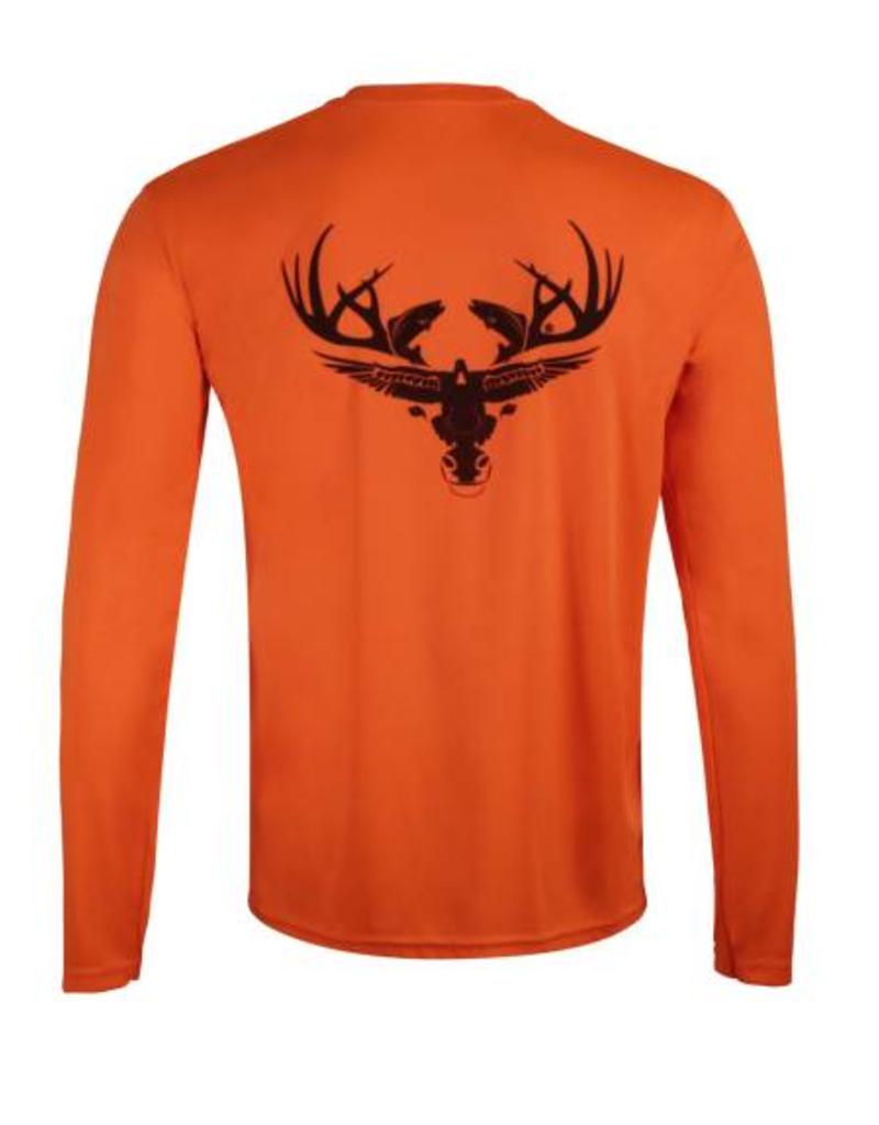 Limit Out Supply Co. Neon Orange Long Sleeve Dri-Fit