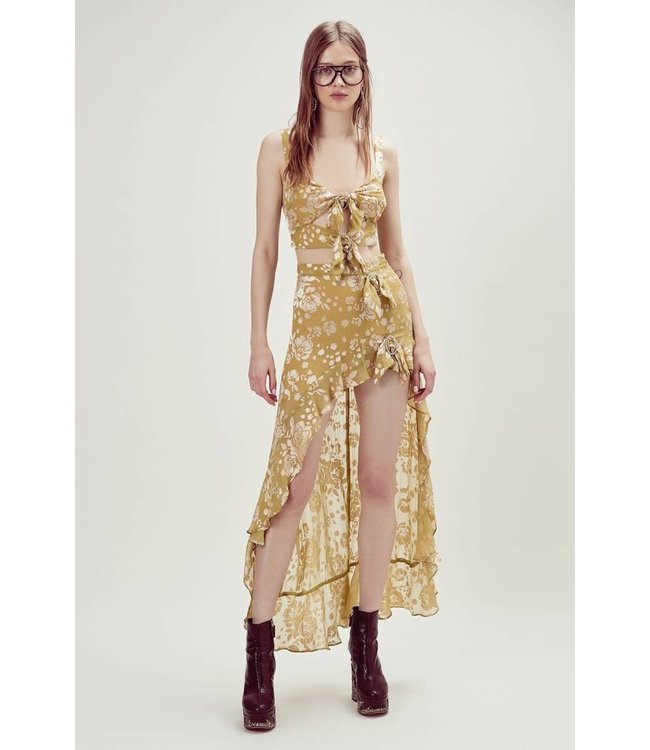 for love and lemons cosmo asymmetrical dress