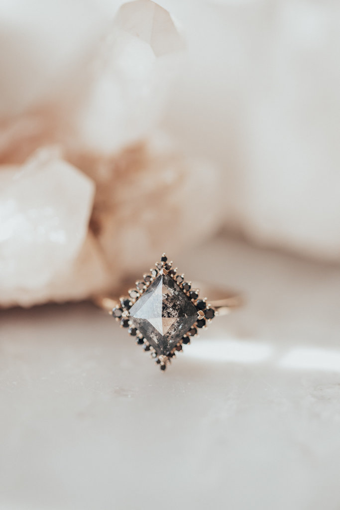 Sarah O SOLD - The Lyra Kite Galaxy Diamond Ring 14kyg