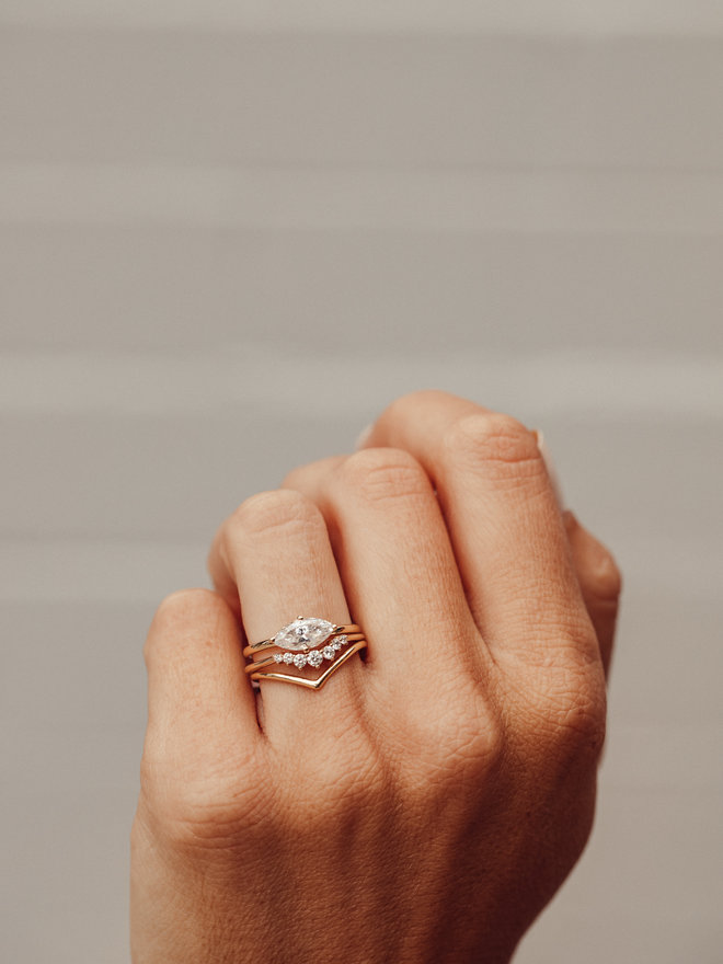 The Mary Louise Emerald Cut White Sapphire Necklace - Sarah O.