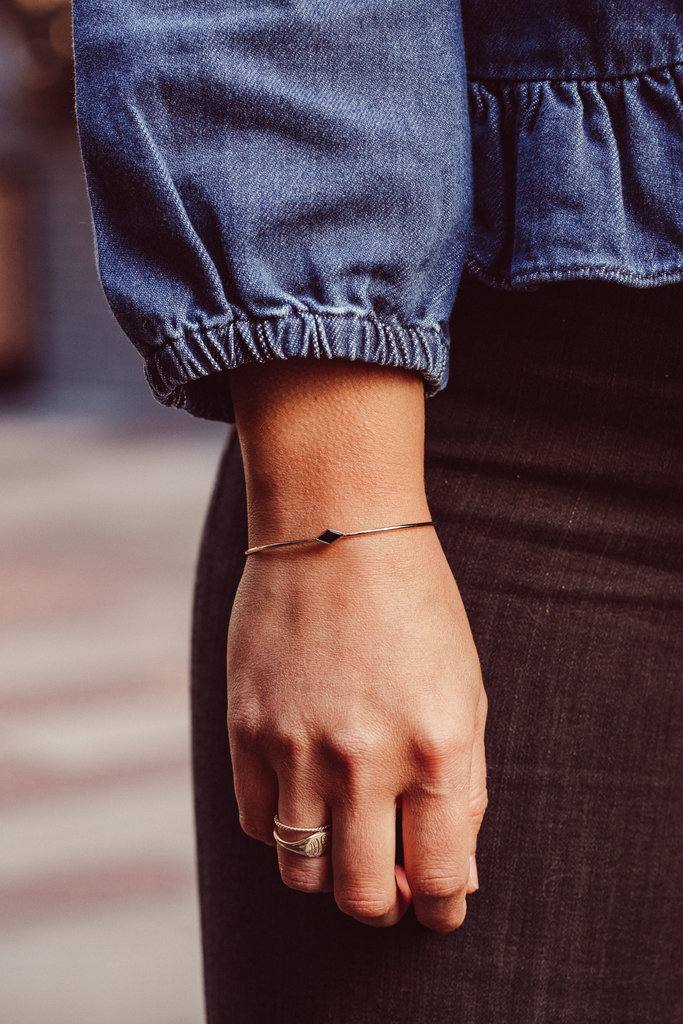 Sarah O Kite Black Onyx Cuff Bracelet