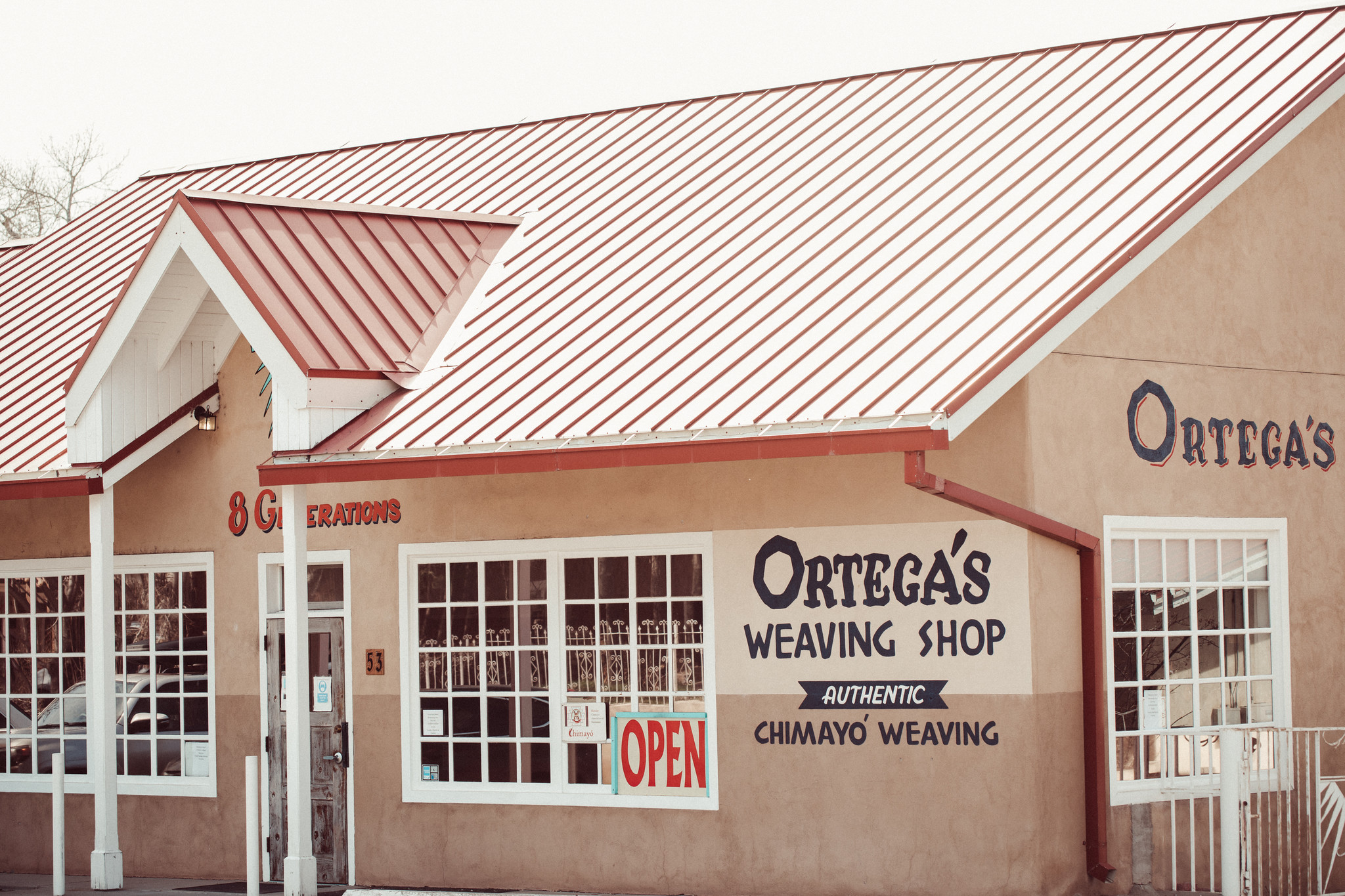 The Ortega's weaving shop