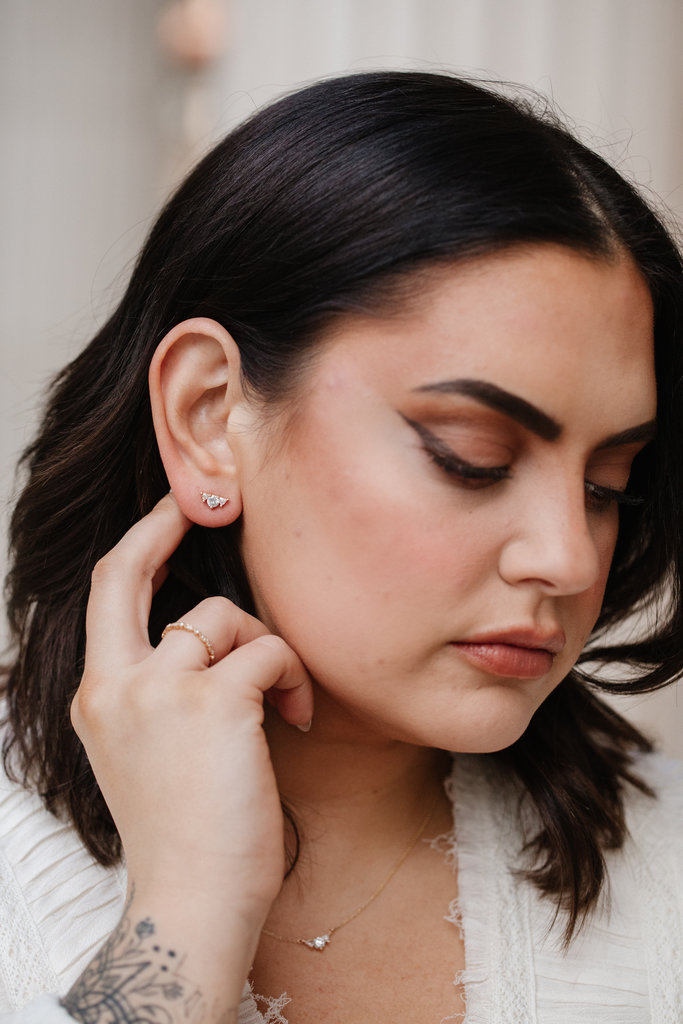 Sarah O The Quincy Trillion and Round Stud Earrings