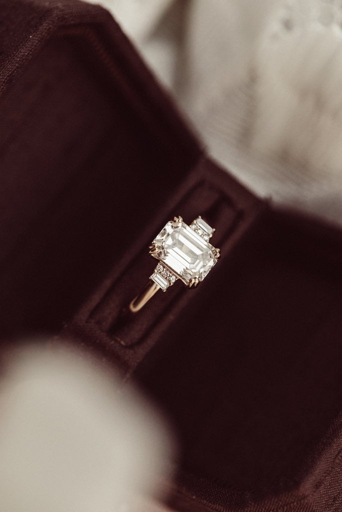 Sarah O The Jules Emerald Cut Ring