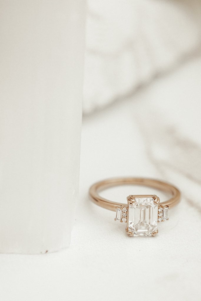 Sarah O The Jules Emerald Cut Ring