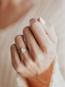 5 prong pear on sale ring