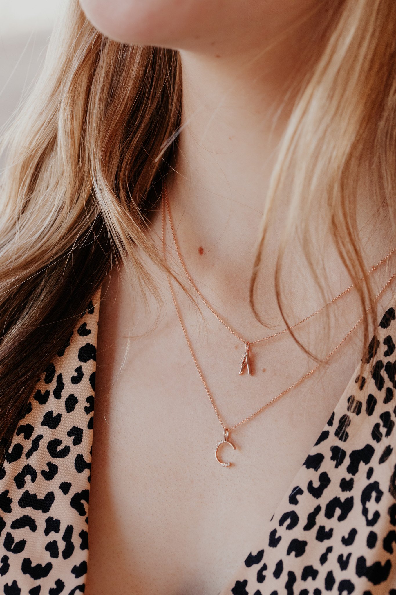 How To Wear An Initial Necklace