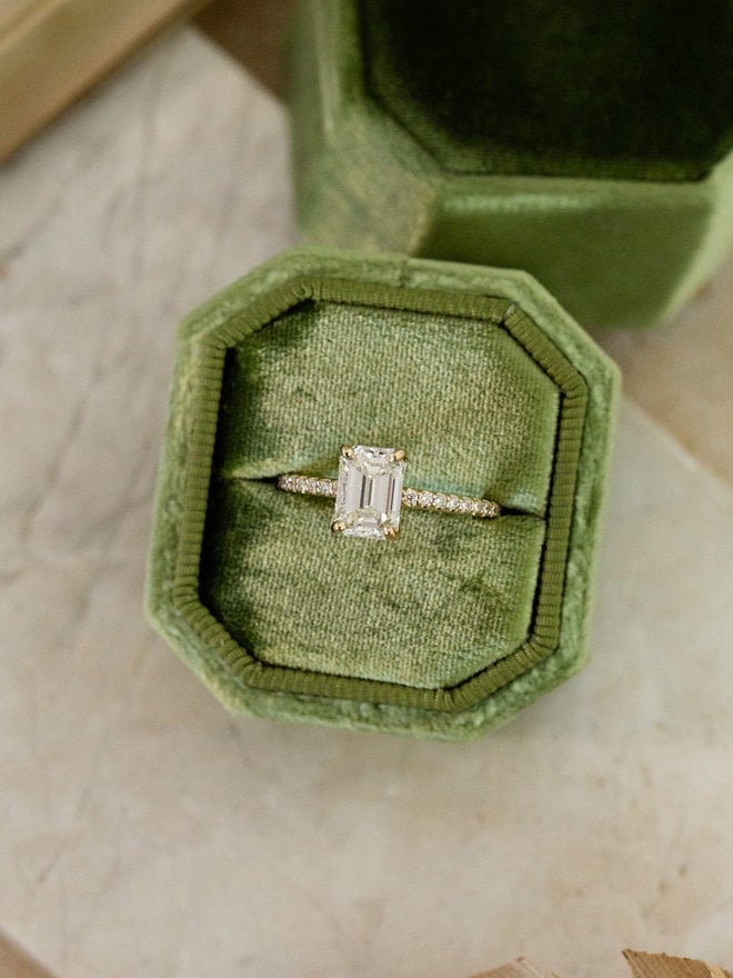 Sarah O The Louie Emerald Cut Ring