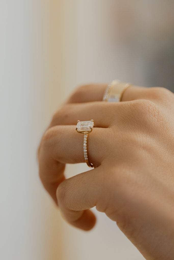 Sarah O The Jenna Emerald Cut Ring