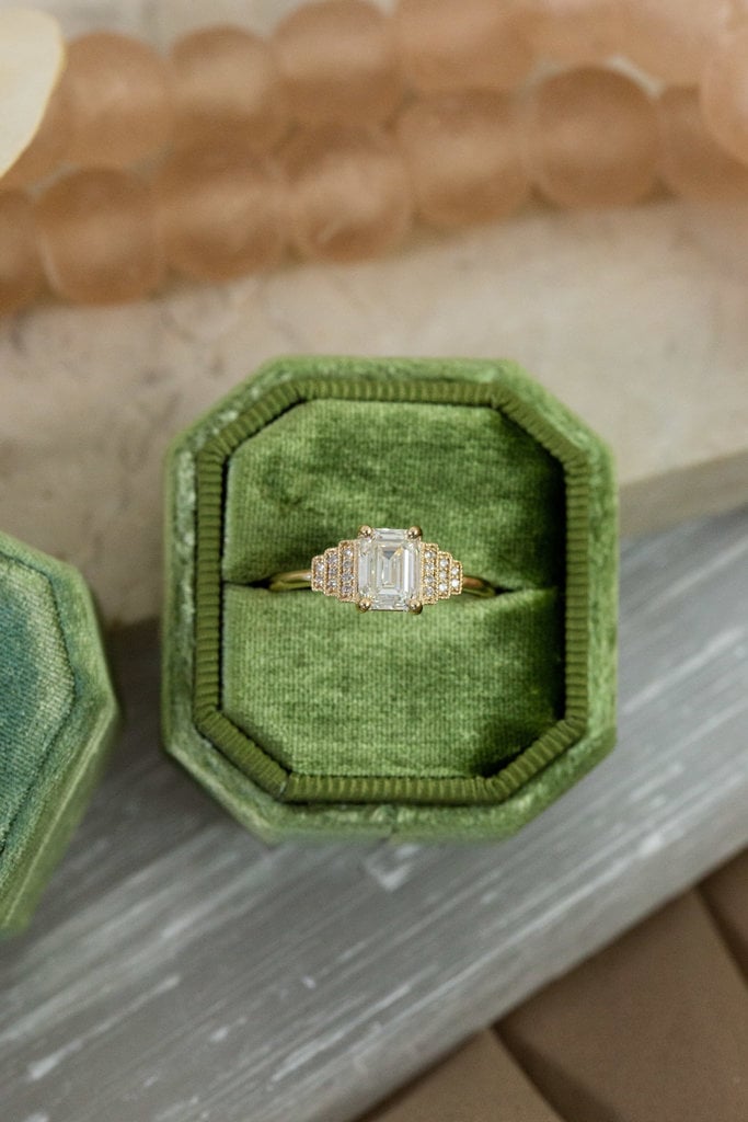 Sarah O The Roman Emerald Cut Ring