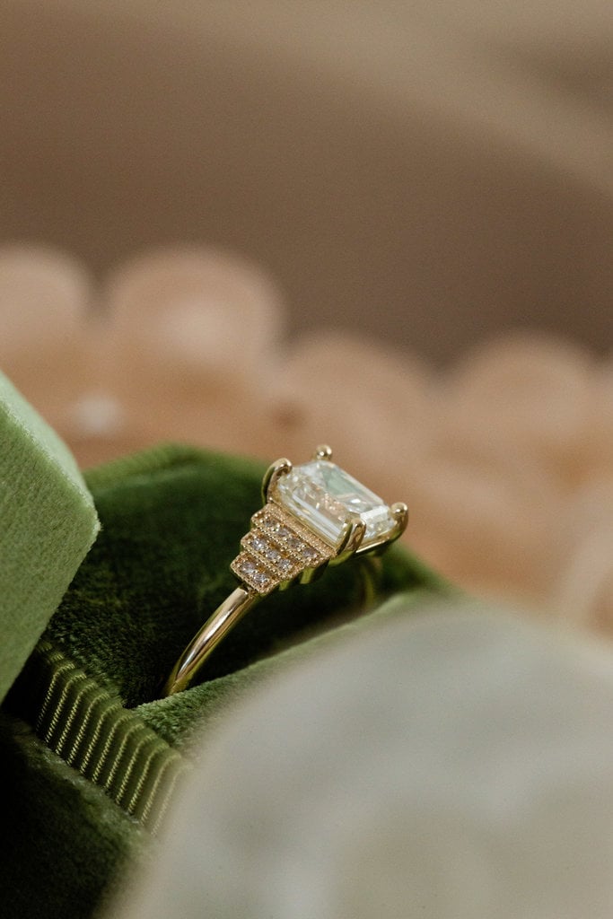 Sarah O The Roman Emerald Cut Ring