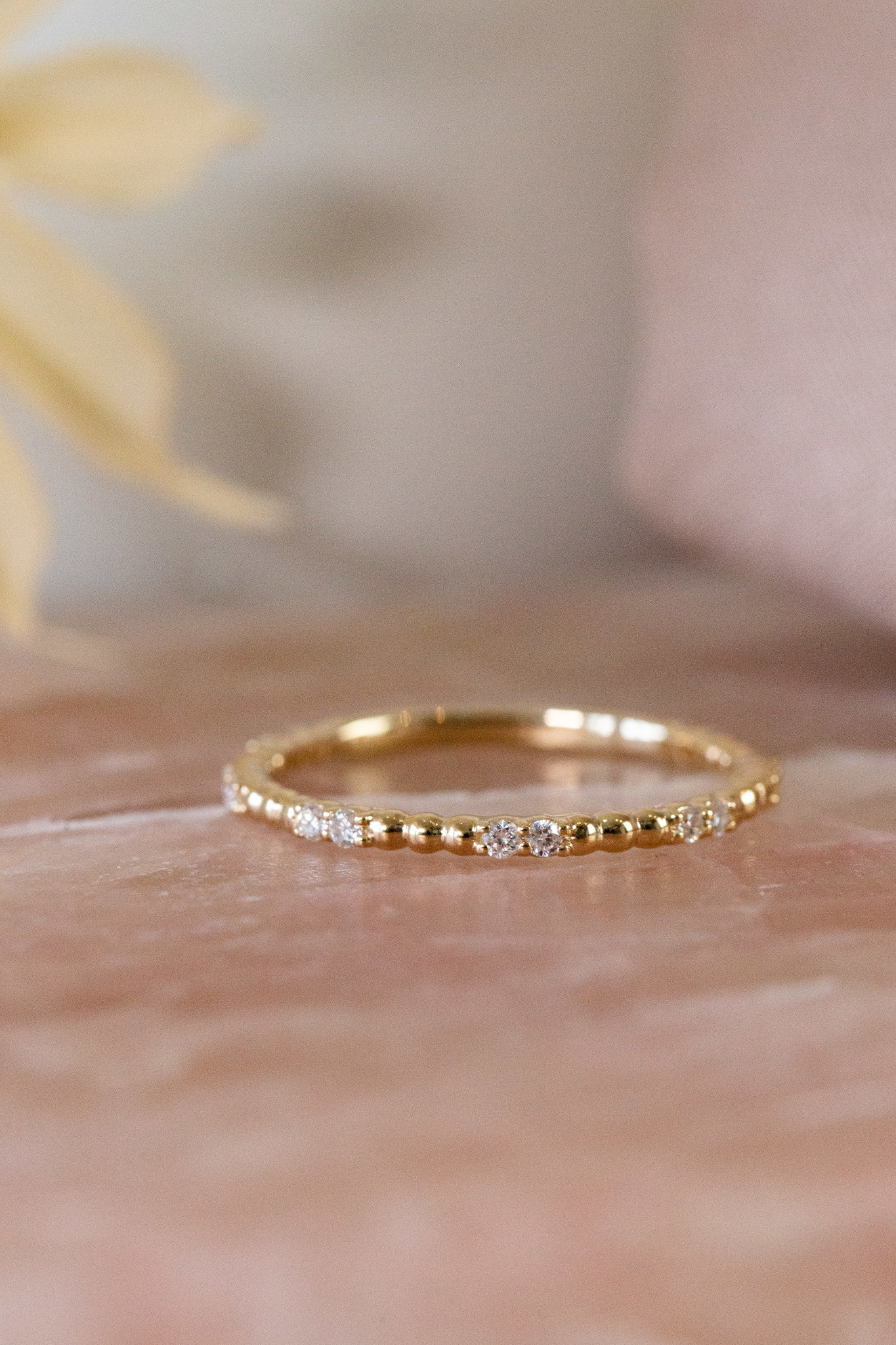 The Jackie Diamond Beaded Band Sarah O