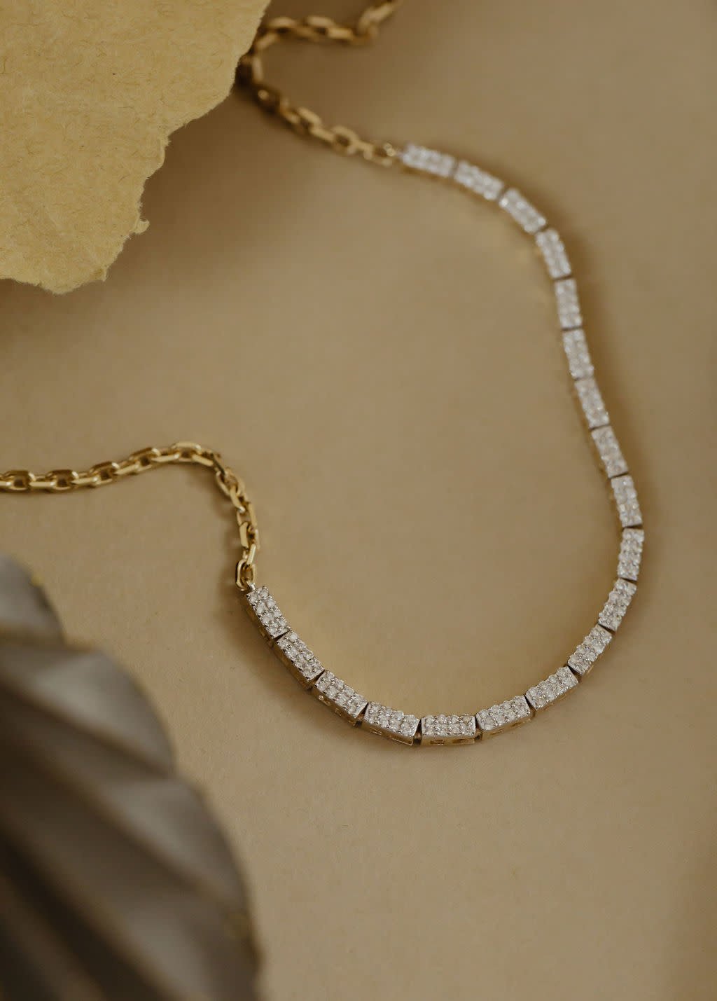 SUZANNE KALAN | Classic Mini Baguette Tennis Necklace | Yellow Gold & – 29  North Boutique at The Post Oak Hotel