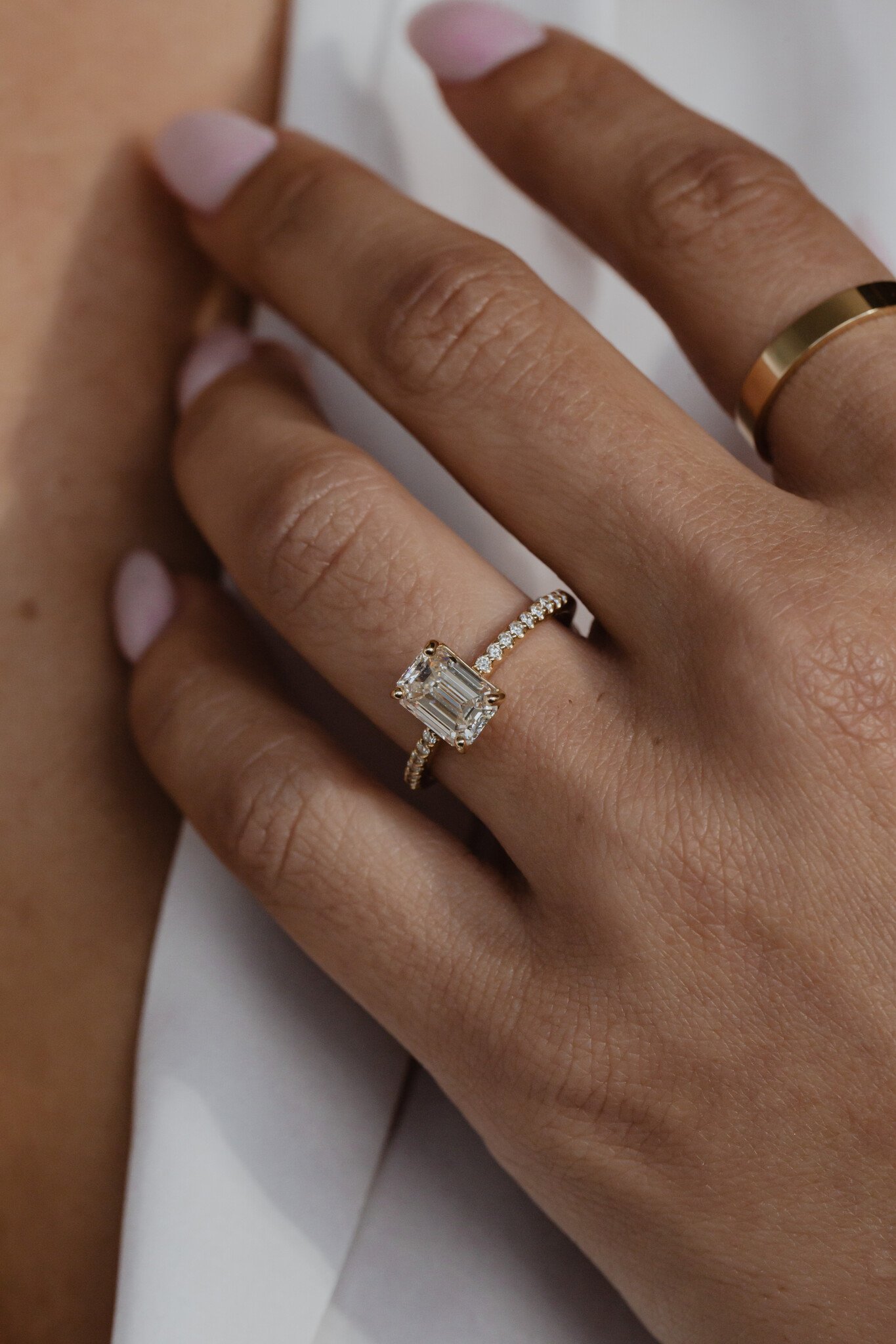 Art Deco 1.15 Carat Diamond Engagement Ring - GIA M SI1