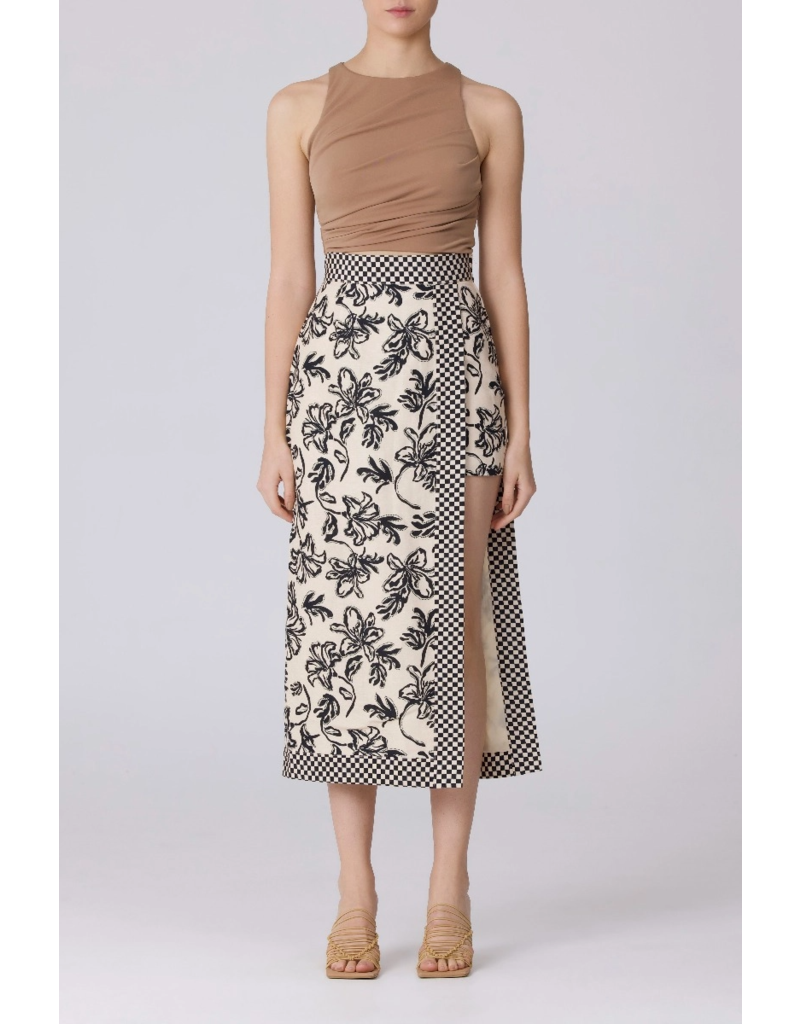 C/MEO C/MEO FAR FROM MIDI SKIRT