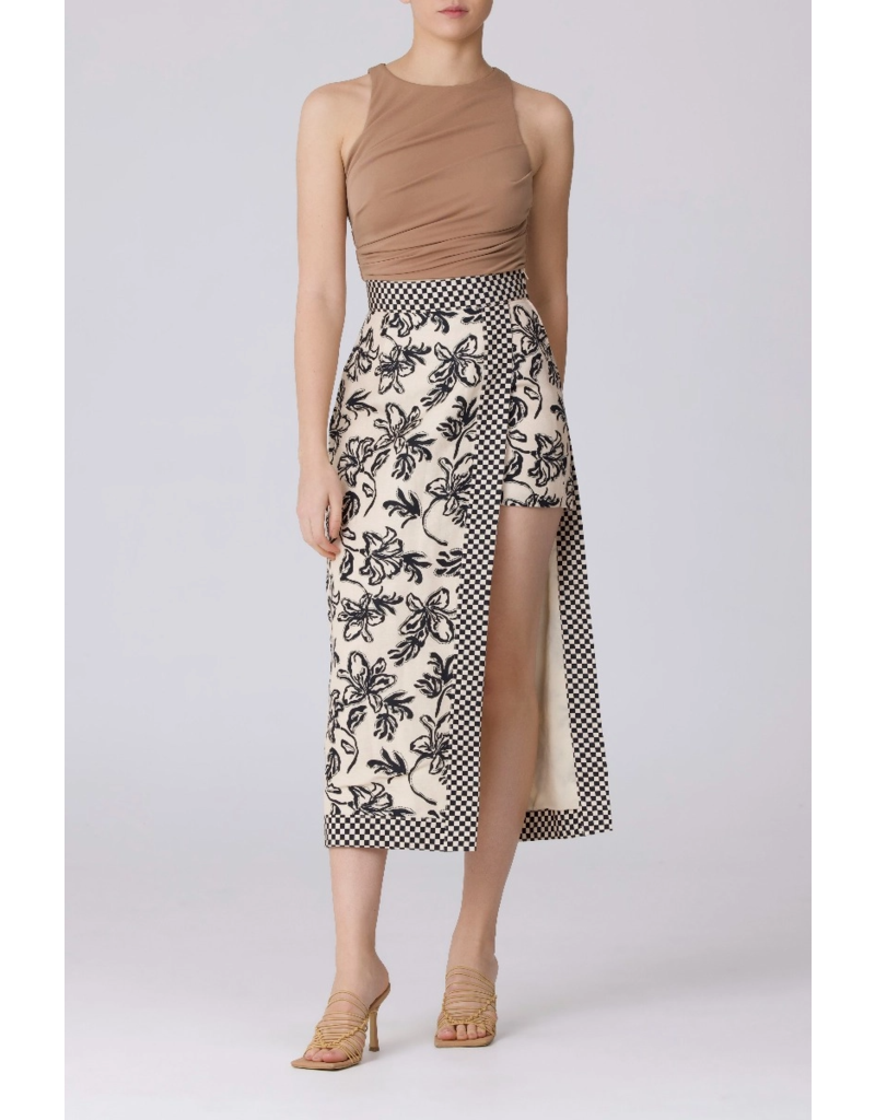 C/MEO C/MEO FAR FROM MIDI SKIRT