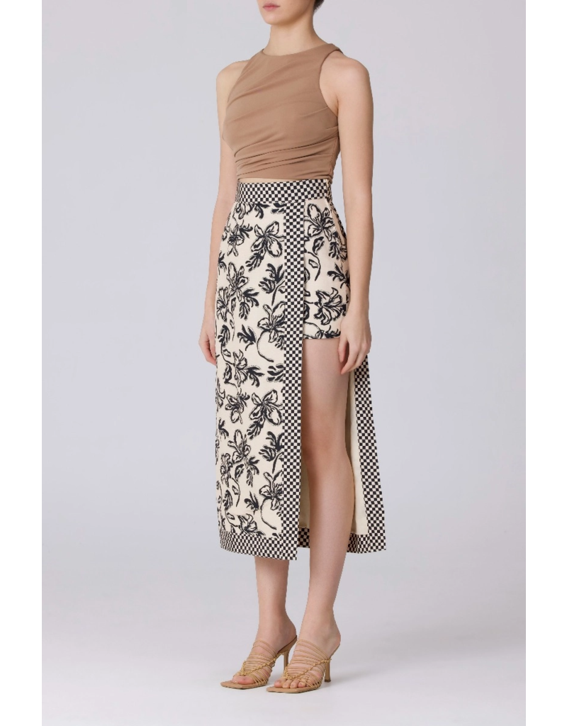 C/MEO C/MEO FAR FROM MIDI SKIRT