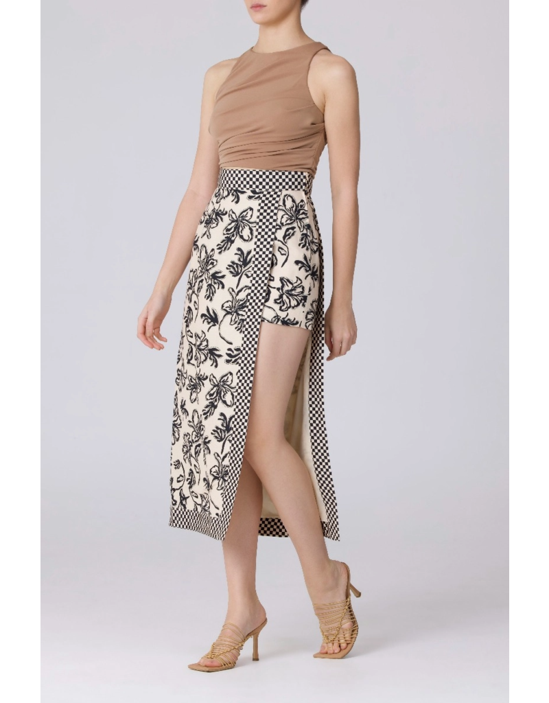 C/MEO C/MEO FAR FROM MIDI SKIRT